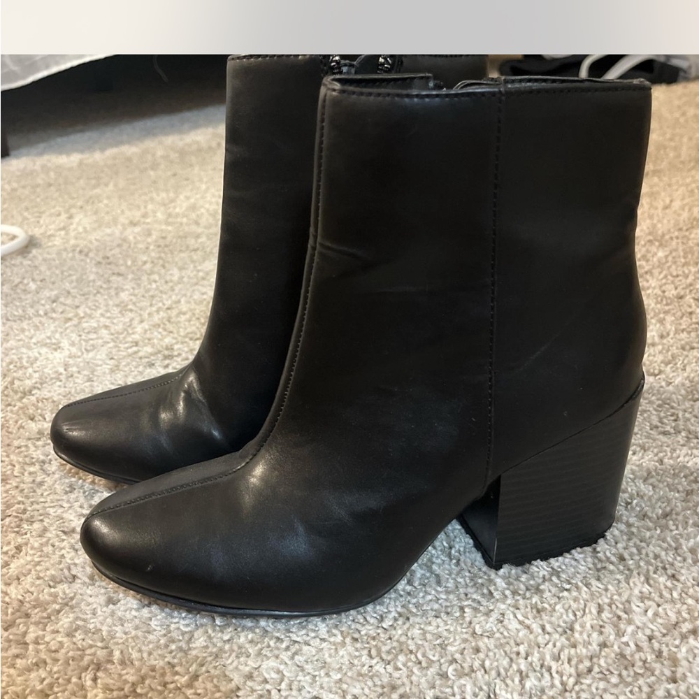 Madden Girl Black Ankle Booties